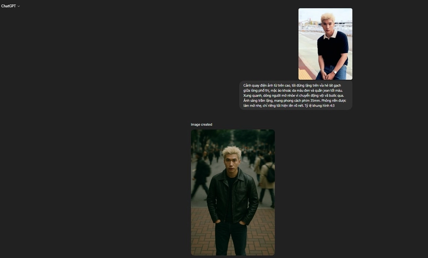 Hướng dẫn tạo ảnh góc quay điện ảnh trên ChatGPT