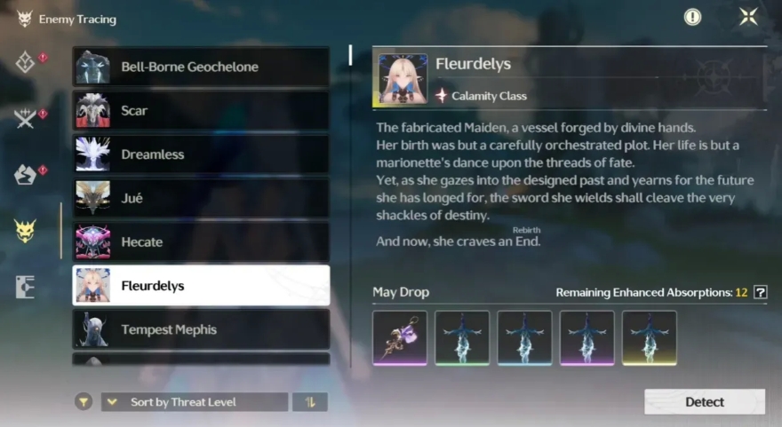 Nguyên liệu cần farm trước cho Cartethyia wuthering waves