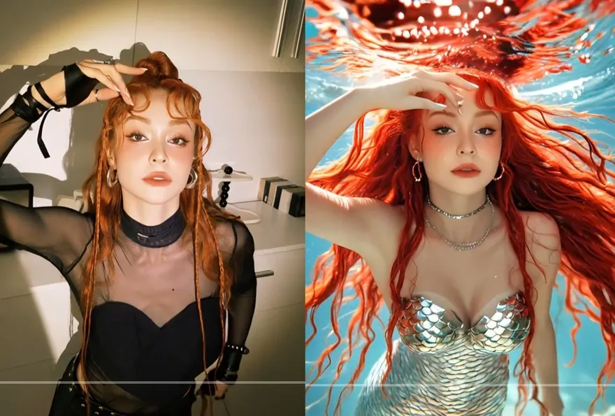 Cách làm video biến hình người cá đang hot trên TikTok