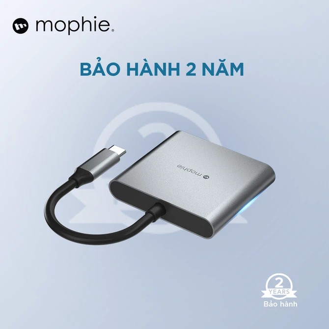 Hub chuyển đổi Type-C Mophie 3 in 1