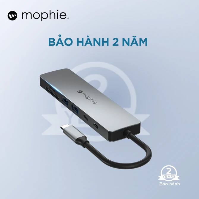 Hub chuyển đổi Type-C Mophie 7 in 1