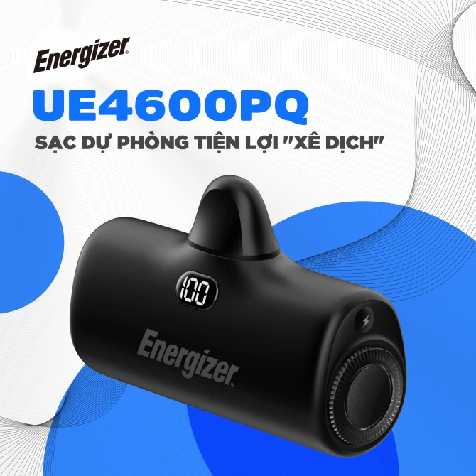 Pin sạc dự phòng Energizer 4.600mAh /3.6V Li-ion - UE4600PQ
