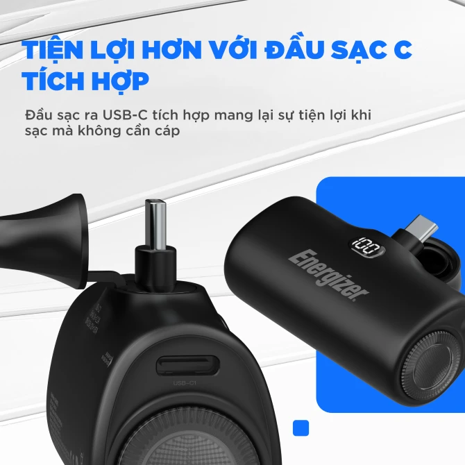 Pin sạc dự phòng Energizer 4.600mAh /3.6V Li-ion - UE4600PQ