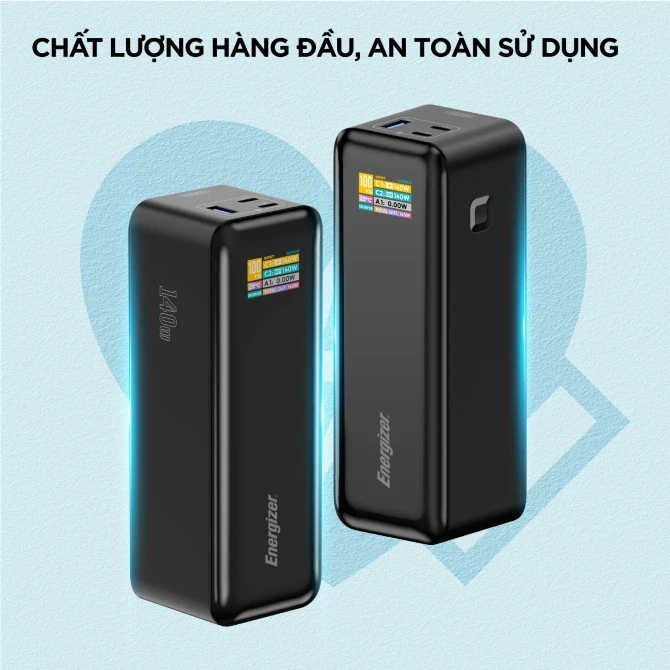 Pin sạc dự phòng Energizer PD140W 27.000 mAh/3.6V Li-ion - XP27000PD