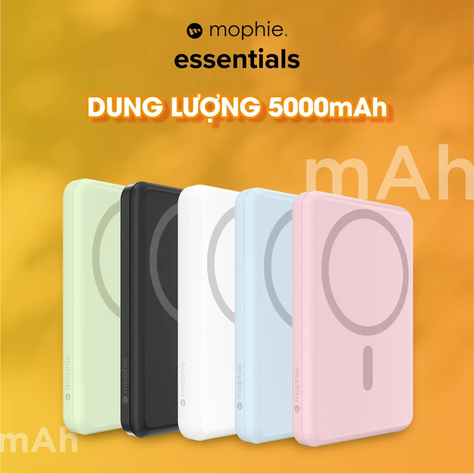 Pin sạc dự phòng Mophie Essentials Snap+ 5.000 mAh