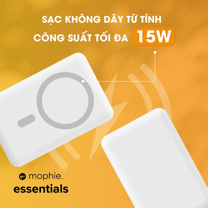 Pin sạc dự phòng Mophie Essentials Snap+ Powerstation 10.000 mAh