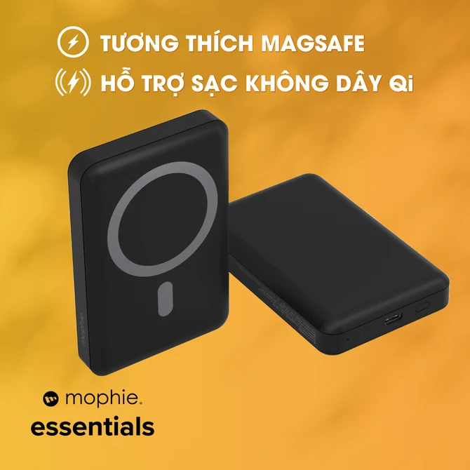 Pin sạc dự phòng Mophie Essentials Snap+ Powerstation 10.000 mAh