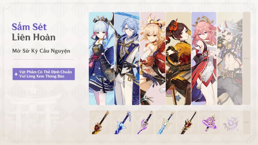 Toàn bộ banner giai đoạn 2 của Genshin Impact 5.6