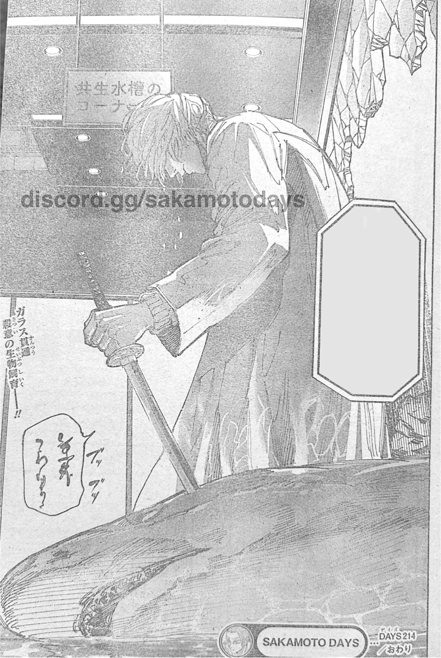 Spoiler Sakamoto Days chap 214
