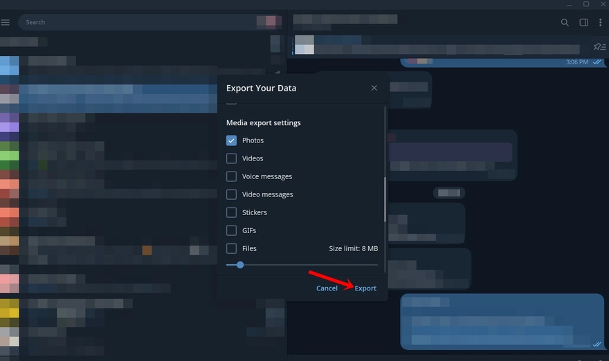 Telegram: Cách tải toàn bộ dữ liệu về thiết bị