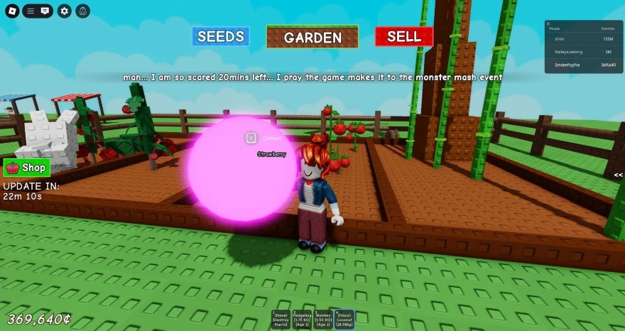 sự kiện Monster Mash trong Grow a Garden