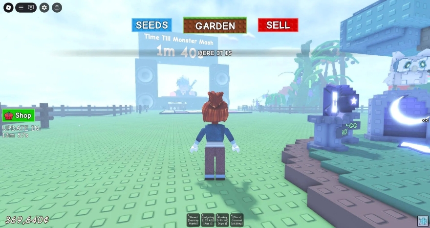 sự kiện Monster Mash trong Grow a Garden