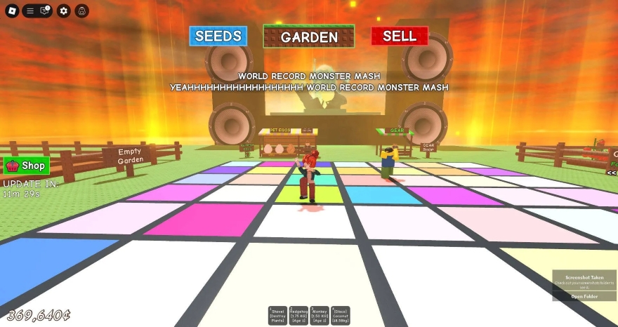 sự kiện Monster Mash trong Grow a Garden