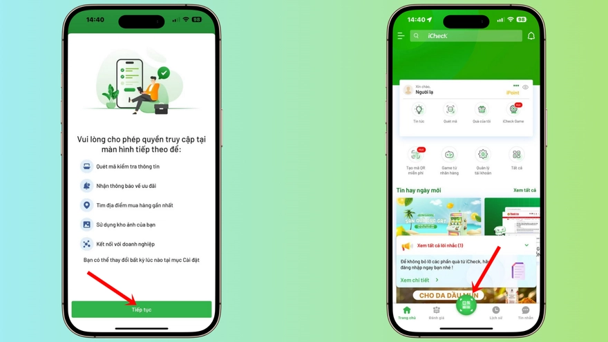 Cách dùng app check hàng giả trên điện thoại