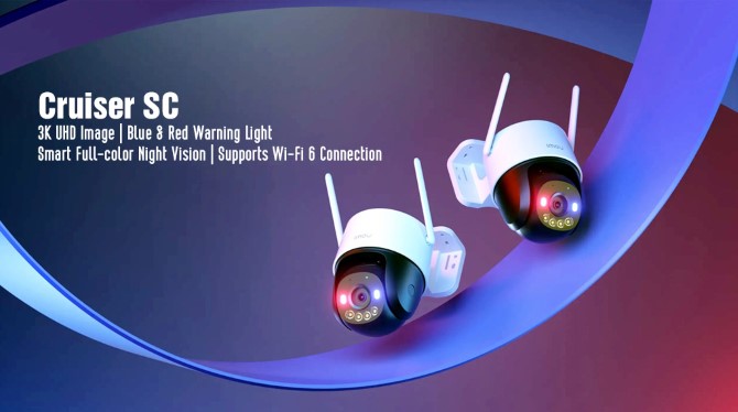 Camera 4G ngoài trời Xoay 360 Imou IPC-K7FP-3H0TE (Cruiser SC 4G 3MP)