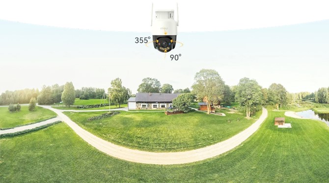 Camera 4G ngoài trời Xoay 360 Imou IPC-K7FP-5H0TE (Cruiser SC 4G 5MP)