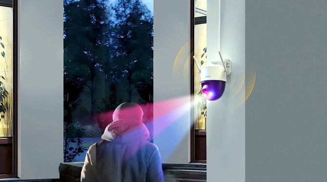 Camera 4G ngoài trời Xoay 360 Imou IPC-K7FP-5H0TE (Cruiser SC 4G 5MP)