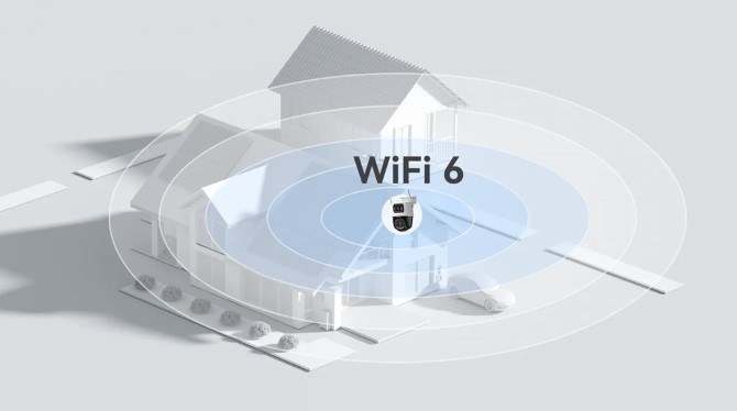 Camera wifi ngoài trời 2 ống kính siêu nhạy sáng IPC-S7XFP-8U0WED (Cruiser Dual 2 Pro 8MP)