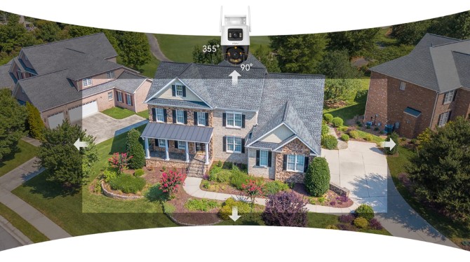 Camera wifi ngoài trời 2 ống kính siêu nhạy sáng IPC-S7XFP-8U0WED (Cruiser Dual 2 Pro 8MP)