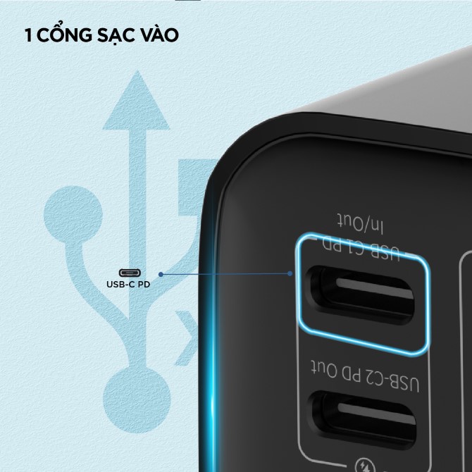 Pin sạc dự phòng Energizer PD65W 27.000 mAh/3.7V Li-Polymer - XP27001PD