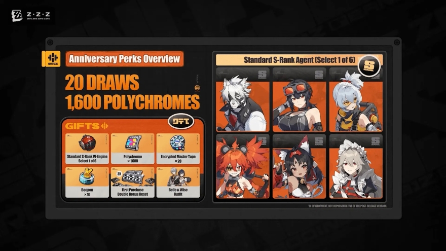  Zenless Zone Zero tặng quà siêu khủng kỷ niệm tròn 1 tuổi