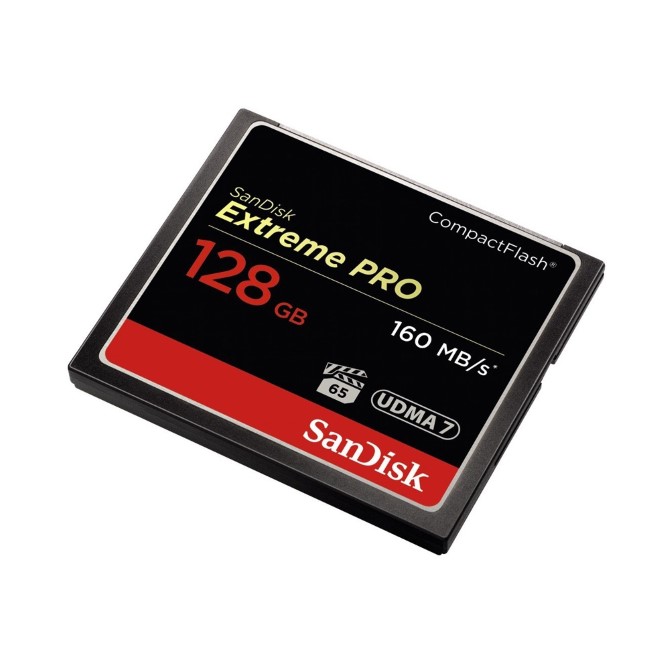 Thẻ nhớ CompactFlash (CF) SanDisk Extreme Pro 128GB 1067X upto 160MB/s (SDCFXPS-128G-X46)