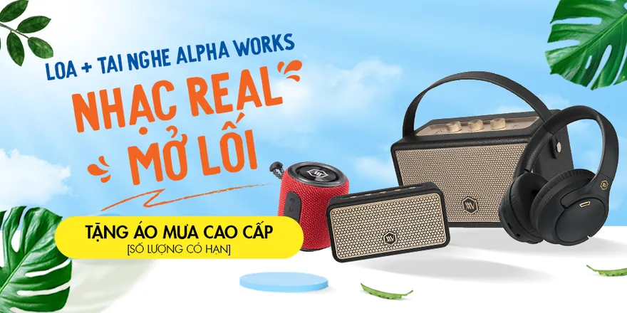 Siêu sale hè tháng 6 – Phụ kiện & âm thanh chính hãng giảm sốc