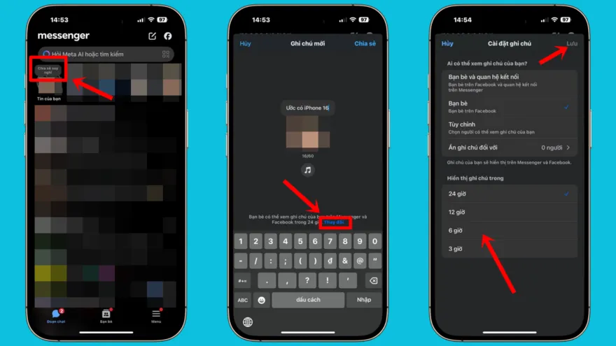 Cách cài hẹn giờ ghi chú trên Facebook