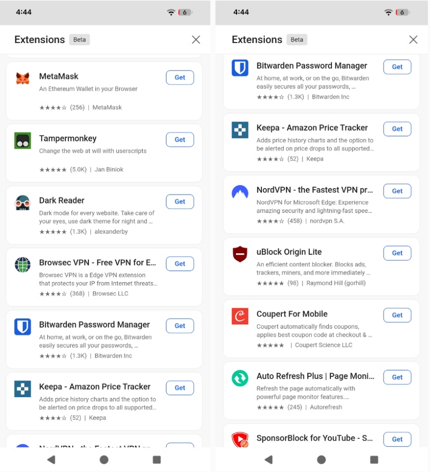 Cách khôi phục uBlock Origin trên Edge