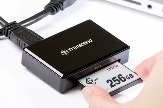 Đầu đọc thẻ nhớ CFast USB 3.0/3.1 Transcend (TS-RDF2)