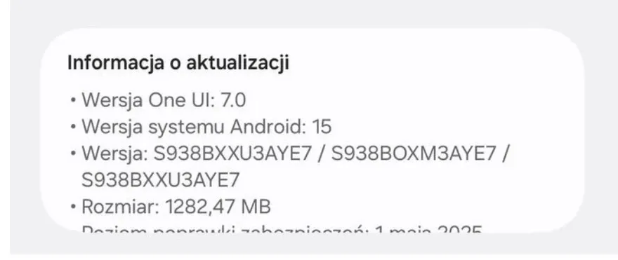 Galaxy S25 nhận được bản cập nhật phần mềm 1.2GB bí ẩn