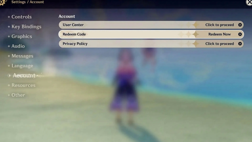 code Livestream Genshin Impact 5.8