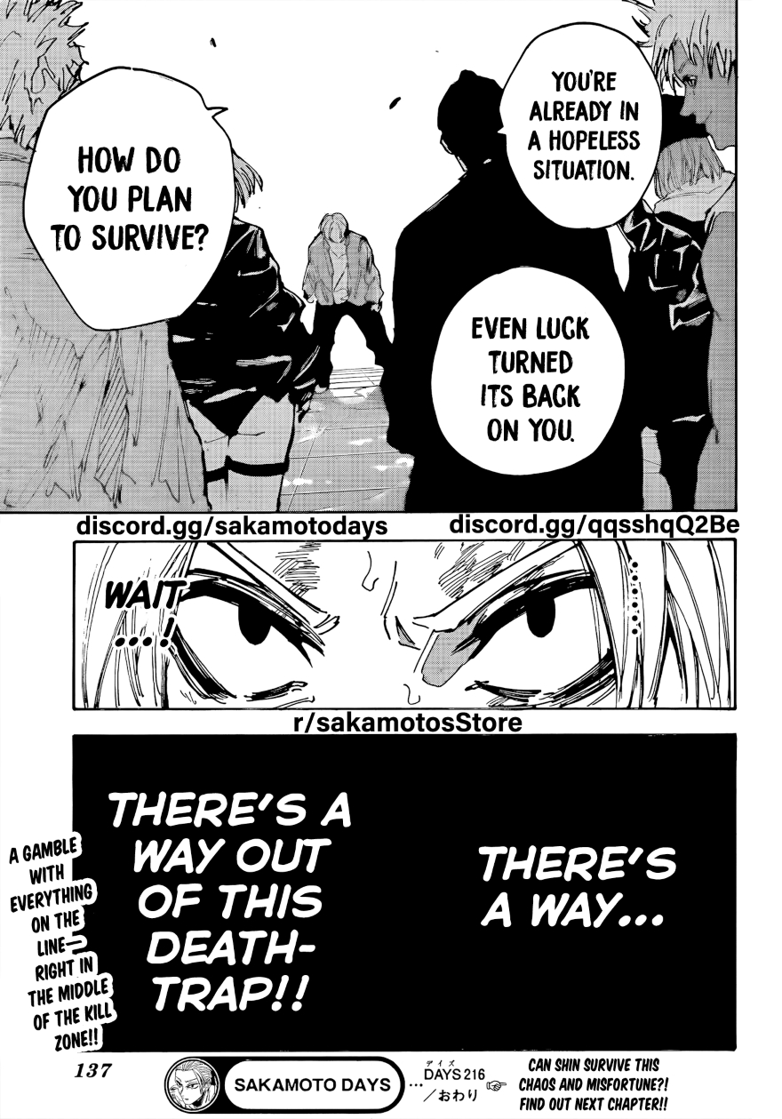 Spoiler Sakamoto Days chap 216