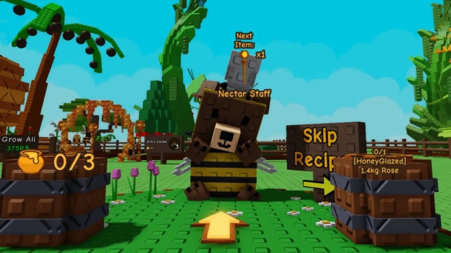 Cách nhận Nectar Staff trong Grow a Garden
