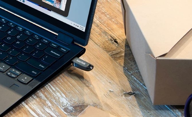 USB 3.2 Gen 1 Sandisk Ultra Curve SDCZ550 64GB 100MB/s (SDCZ550-064G-G46)