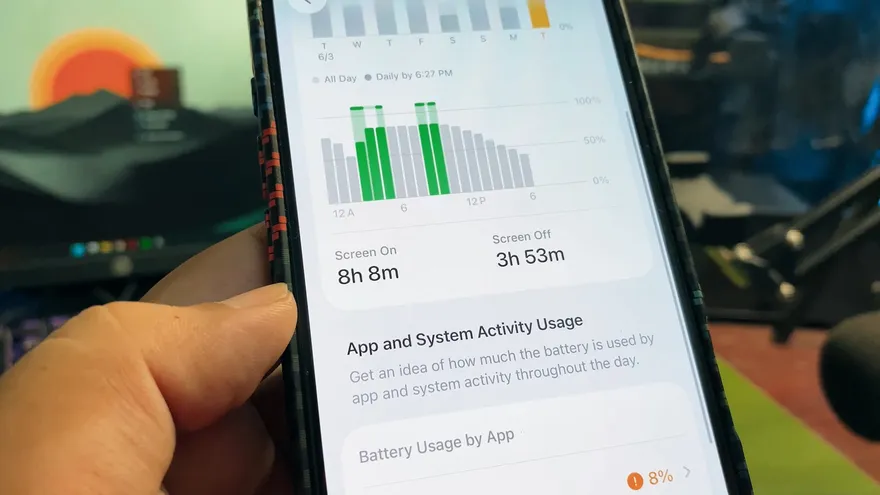 Đánh giá thời lượng pin iOS 26 Beta 1 sau một ngày sử dụng