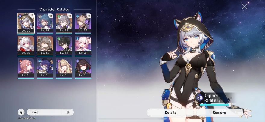 hướng dẫn build cipher HSR