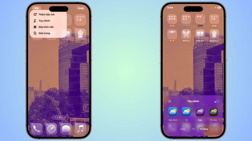 iOS 26: Cách chỉnh độ trong suốt Liquid Glass