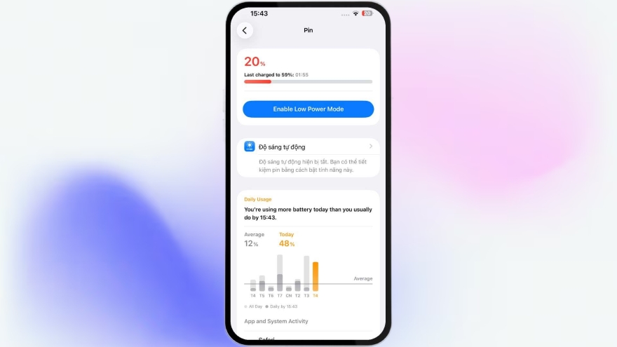 6 cải tiến pin đột phá trên iOS 26 không thể bỏ lỡ