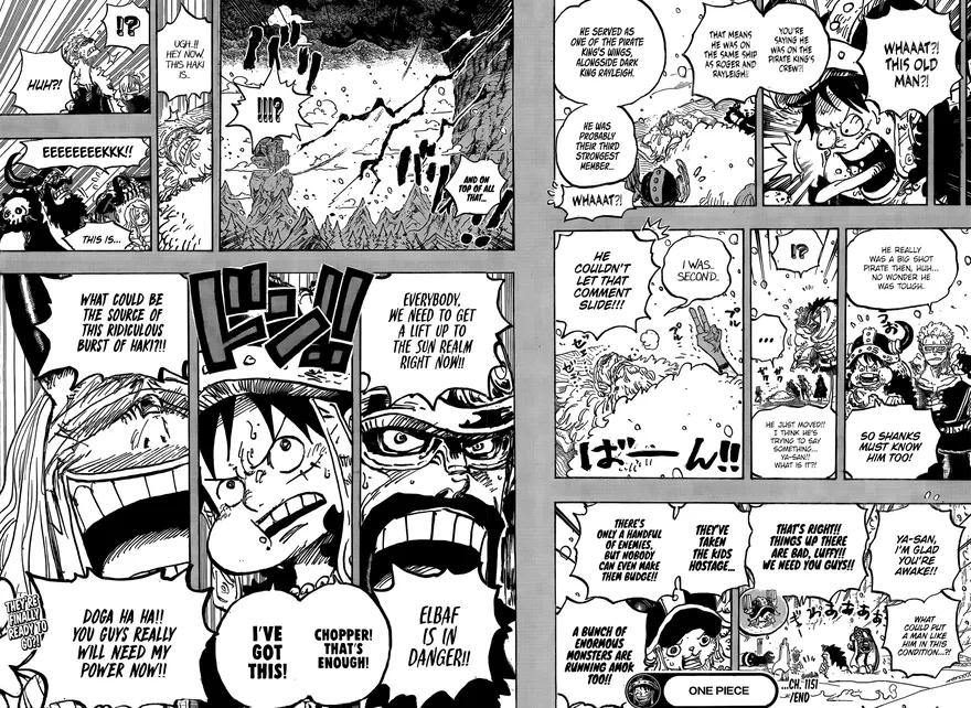 Dự đoán One Piece chap 1152: Gaban đối mặt nguy cơ quỷ hóa