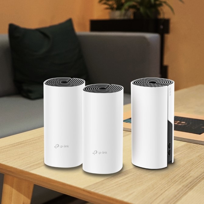 Hệ thống Wifi Mesh cho toàn ngôi nhà AC1200 TP-Link Deco M4 (3 Pack)