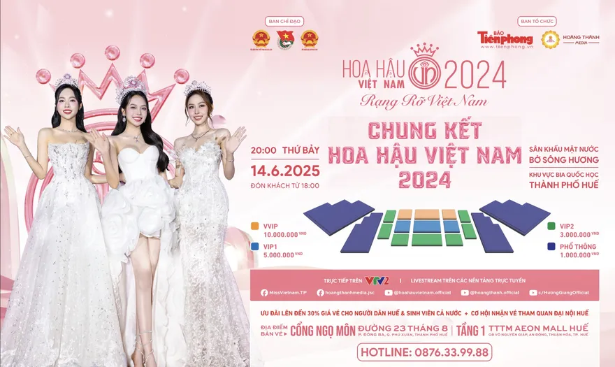 Lịch chiếu và cách xem Chung kết Hoa hậu Việt Nam 2024