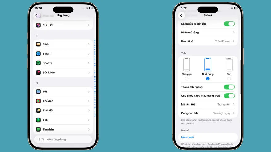 iOS 26: Cách đổi giao diện Safari dễ dàng