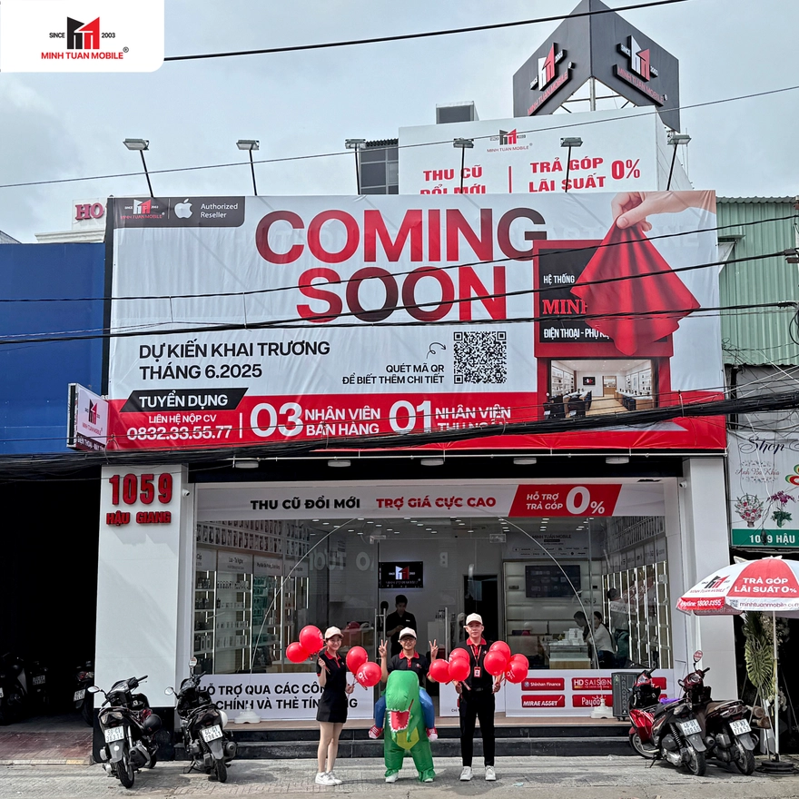 Sale khủng, nhận quà xịn dịp khai trương Minh Tuấn Mobile Quận 6