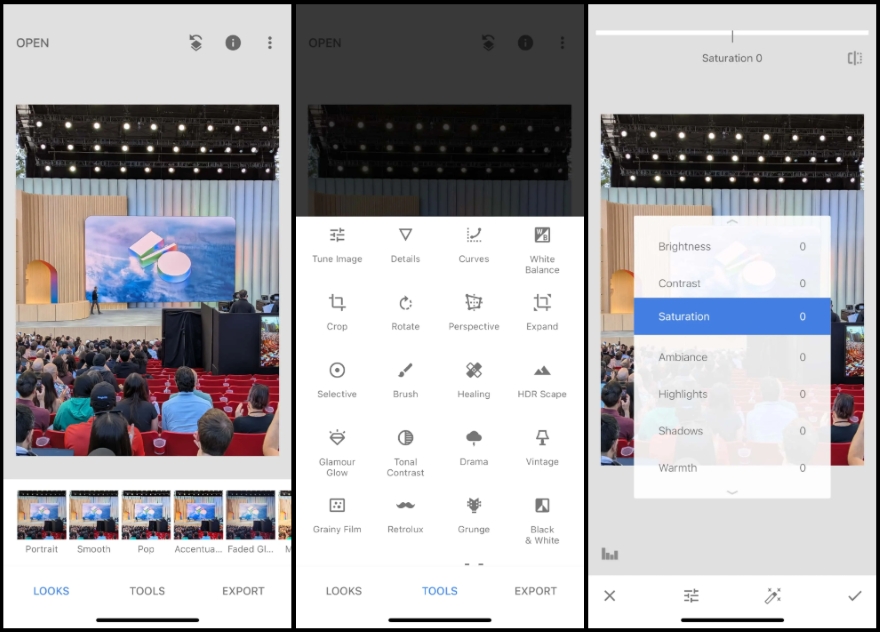 Snapseed 3.0 Cú lột xác bất ngờ từ Google