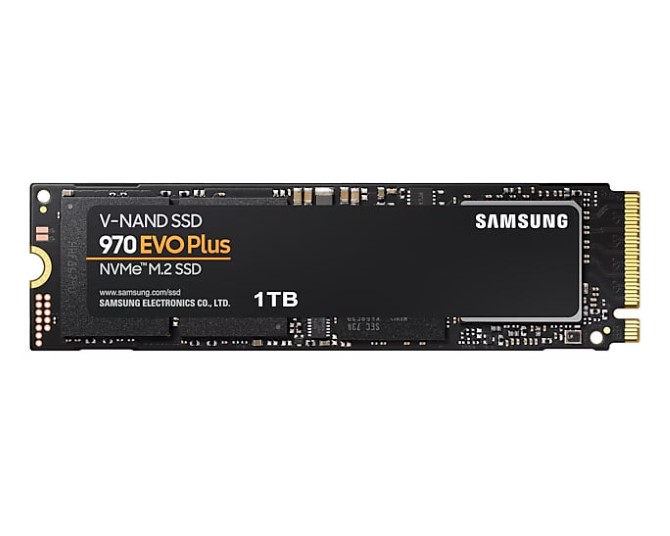 Ổ cứng SSD gắn trong Samsung 970 EVO PLUS 1TB PCIe NVMe V-NAND M.2 2280 upto 3500MB/s (MZ-V7S1T0BW)