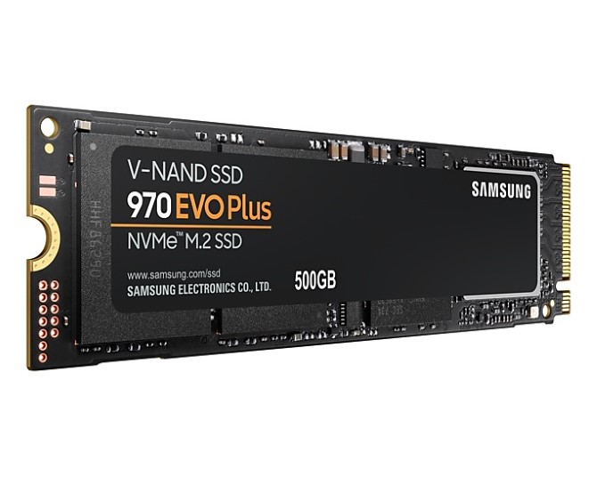 Ổ cứng SSD gắn trong Samsung 970 EVO PLUS 500GB PCIe NVMe V-NAND M.2 2280 upto 3500MB/s (MZ-V7S500BW)
