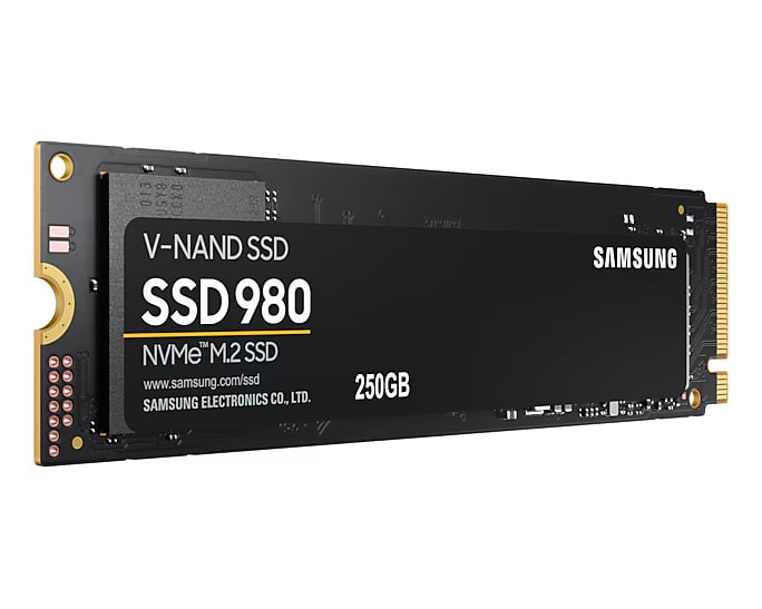 Ổ cứng SSD gắn trong Samsung 980 250GB PCIe NVMe V-NAND M.2 2280 upto 2900MB/s (MZ-V8V250BW)
