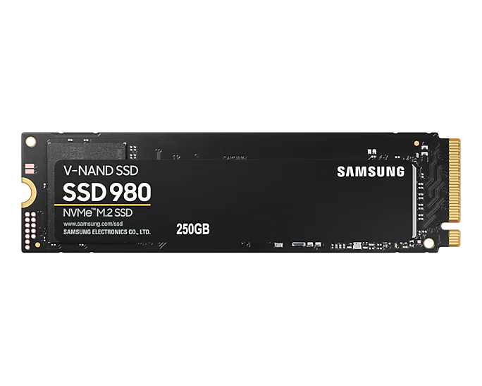 Ổ cứng SSD gắn trong Samsung 980 250GB PCIe NVMe V-NAND M.2 2280 upto 2900MB/s (MZ-V8V250BW)