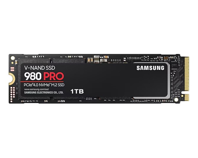 Ổ cứng SSD gắn trong Samsung 980 PRO 1TB PCIe Gen 4.0 x4 NVMe V-NAND M.2 2280 upto 7000MB/s (MZ-V8P1T0BW)